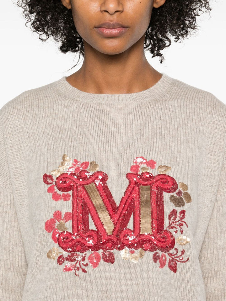 Max Mara
Maglione con paillettes