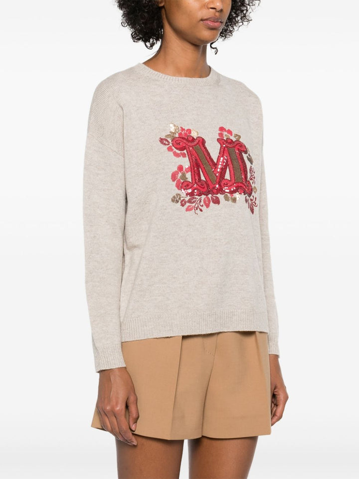Max Mara
Maglione con paillettes
