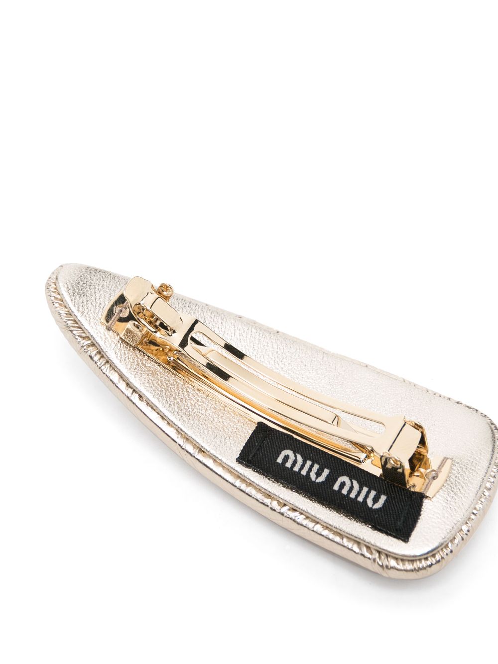 Miu Miu
Fermacapelli con placca logo
