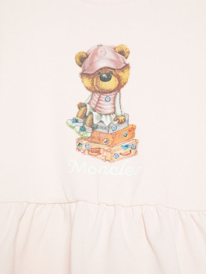 Moncler Enfant
Abito Teddy Bear con stampa
