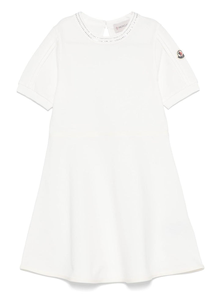 Moncler Enfant
Abito in piqué di cotone