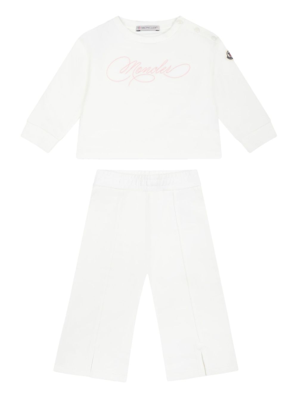 Moncler Enfant
Tuta sportiva con ricamo