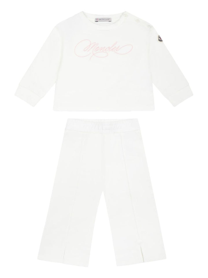 Moncler Enfant
Tuta sportiva con ricamo