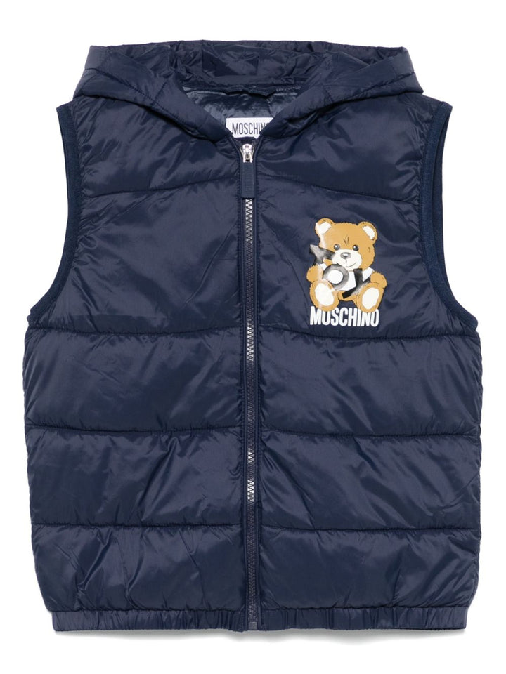 Moschino Kids
Gilet con stampa Teddy Bear