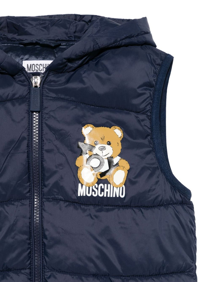 Moschino Kids
Gilet con stampa Teddy Bear