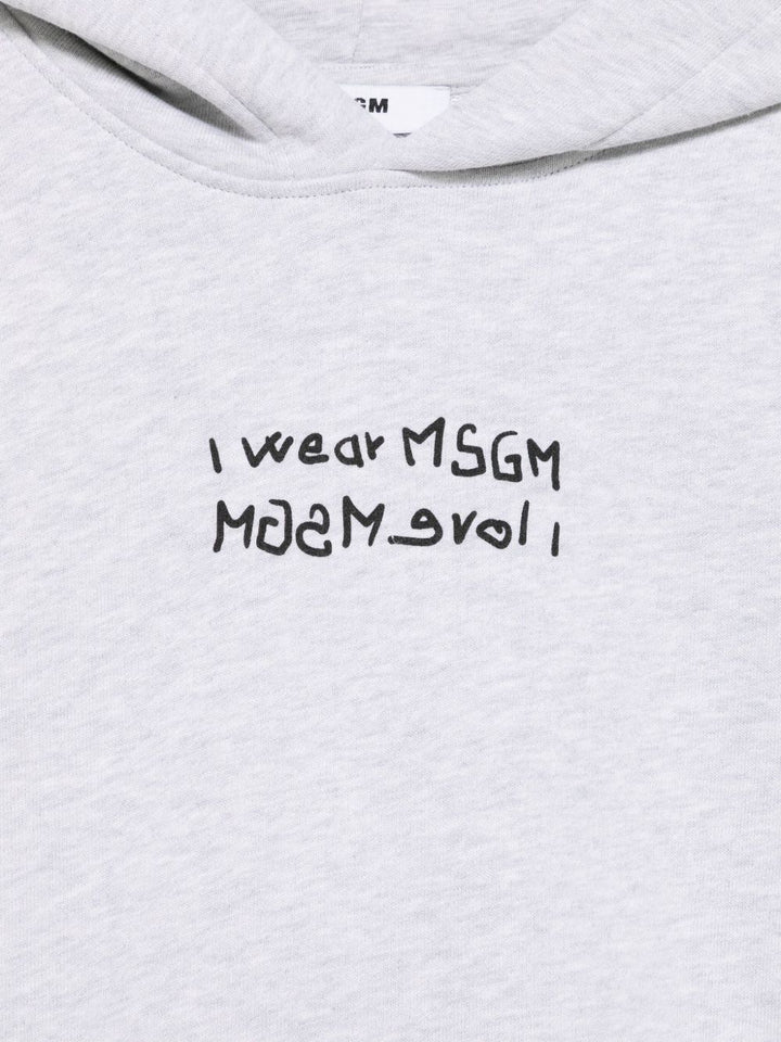 MSGM Kids
Felpa con cappuccio e logo