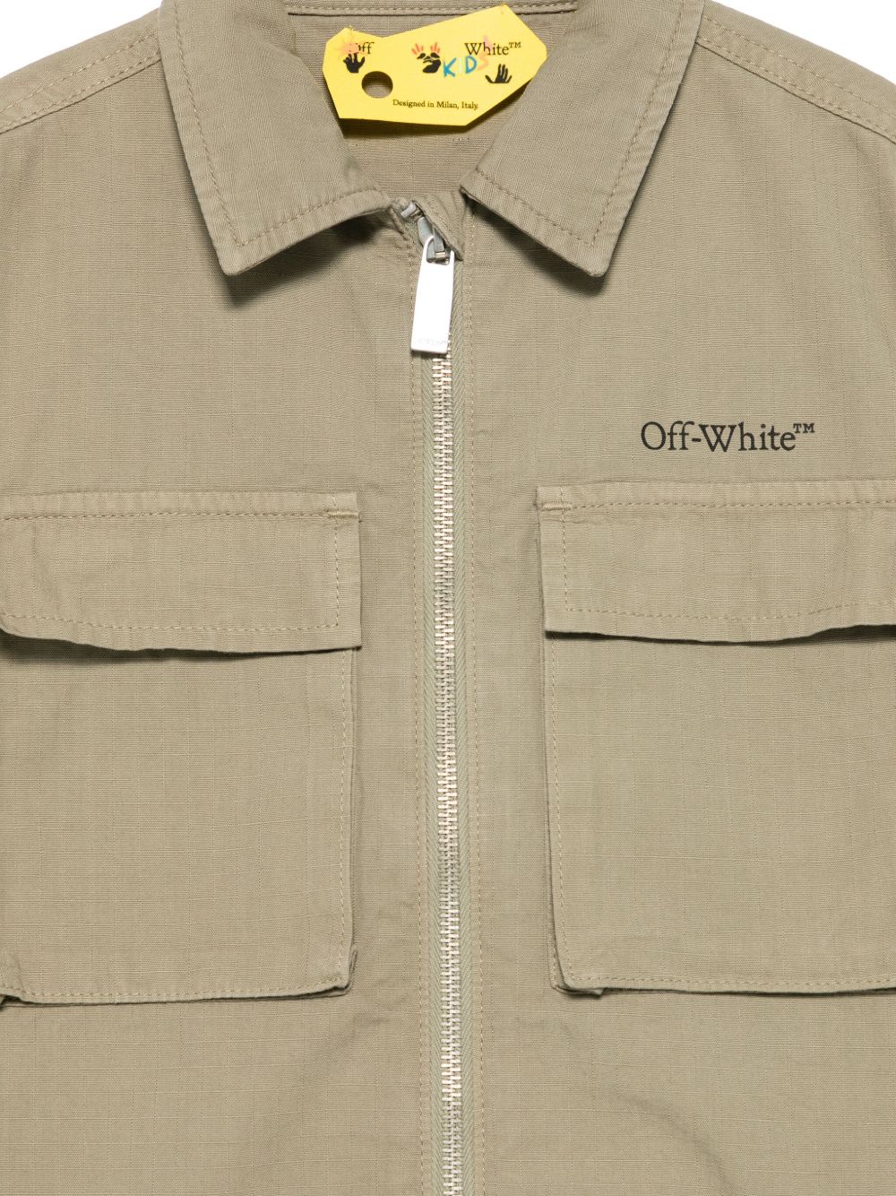 Off-White Kids
Giacca con righe diagonali