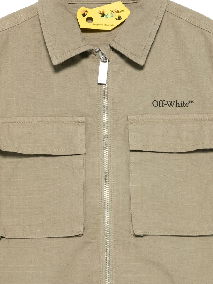 Off-White Kids
Giacca con righe diagonali
