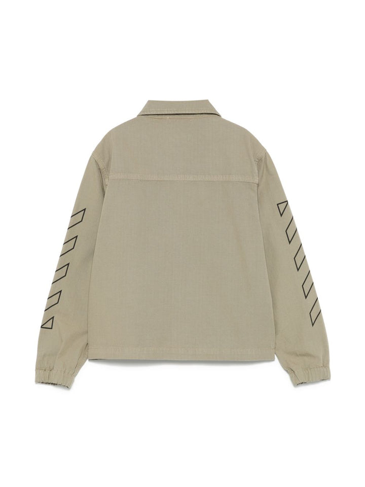 Off-White Kids
Giacca con righe diagonali