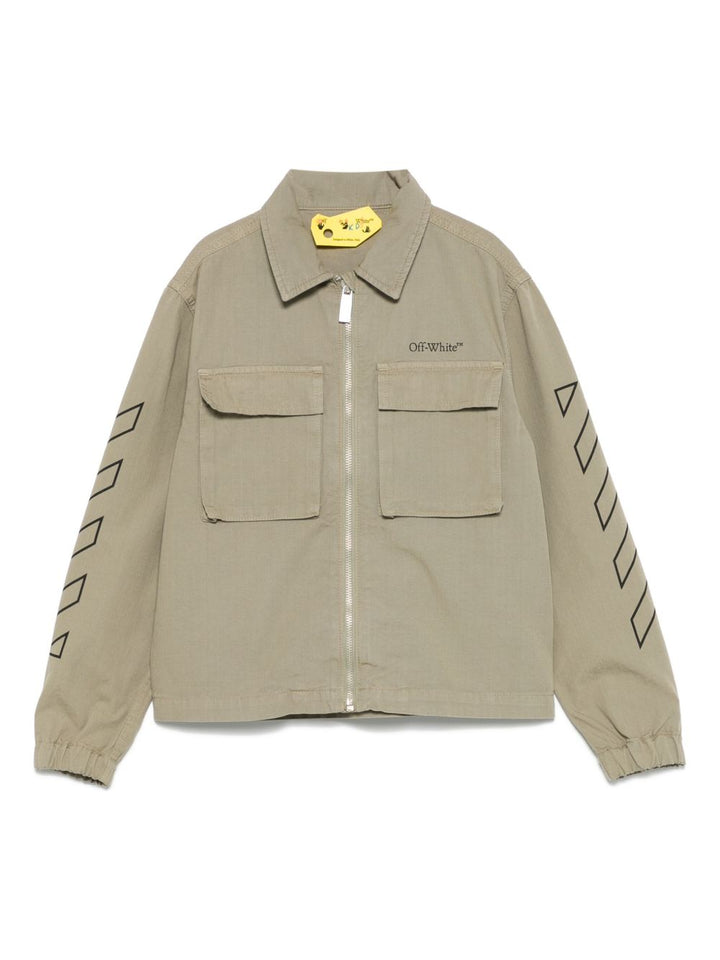 Off-White Kids
Giacca con righe diagonali