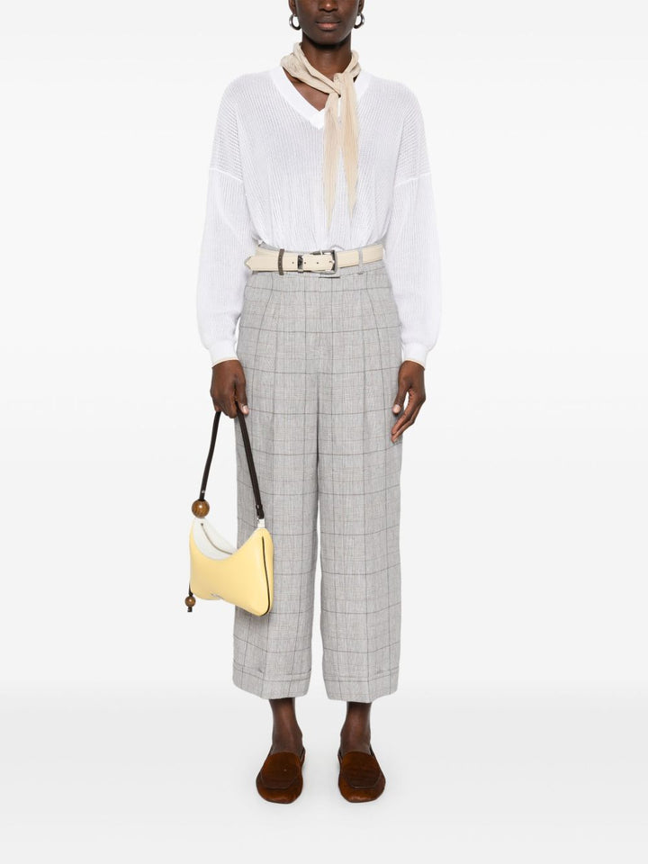 Peserico 
Pantalone Principe di Galles in puro lino