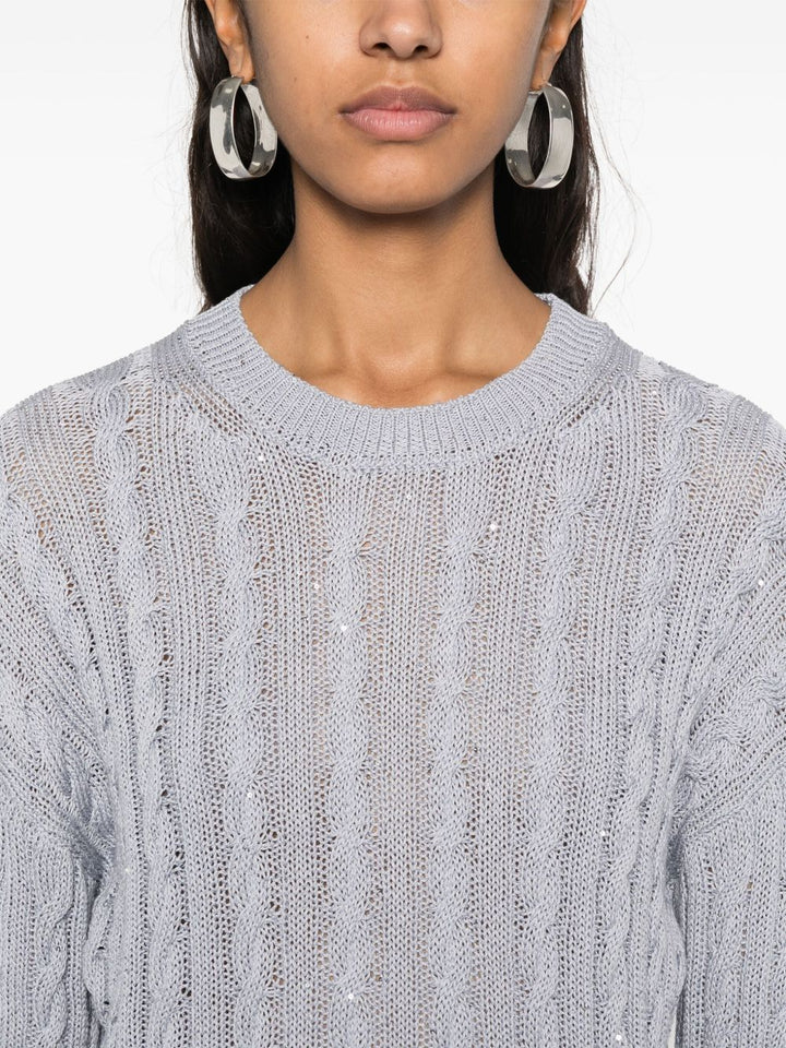 Peserico
Maglione con paillettes