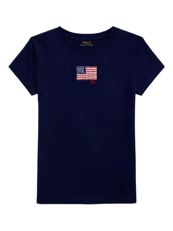 POLO RALPH LAUREN KIDS
T-shirt con applicazione