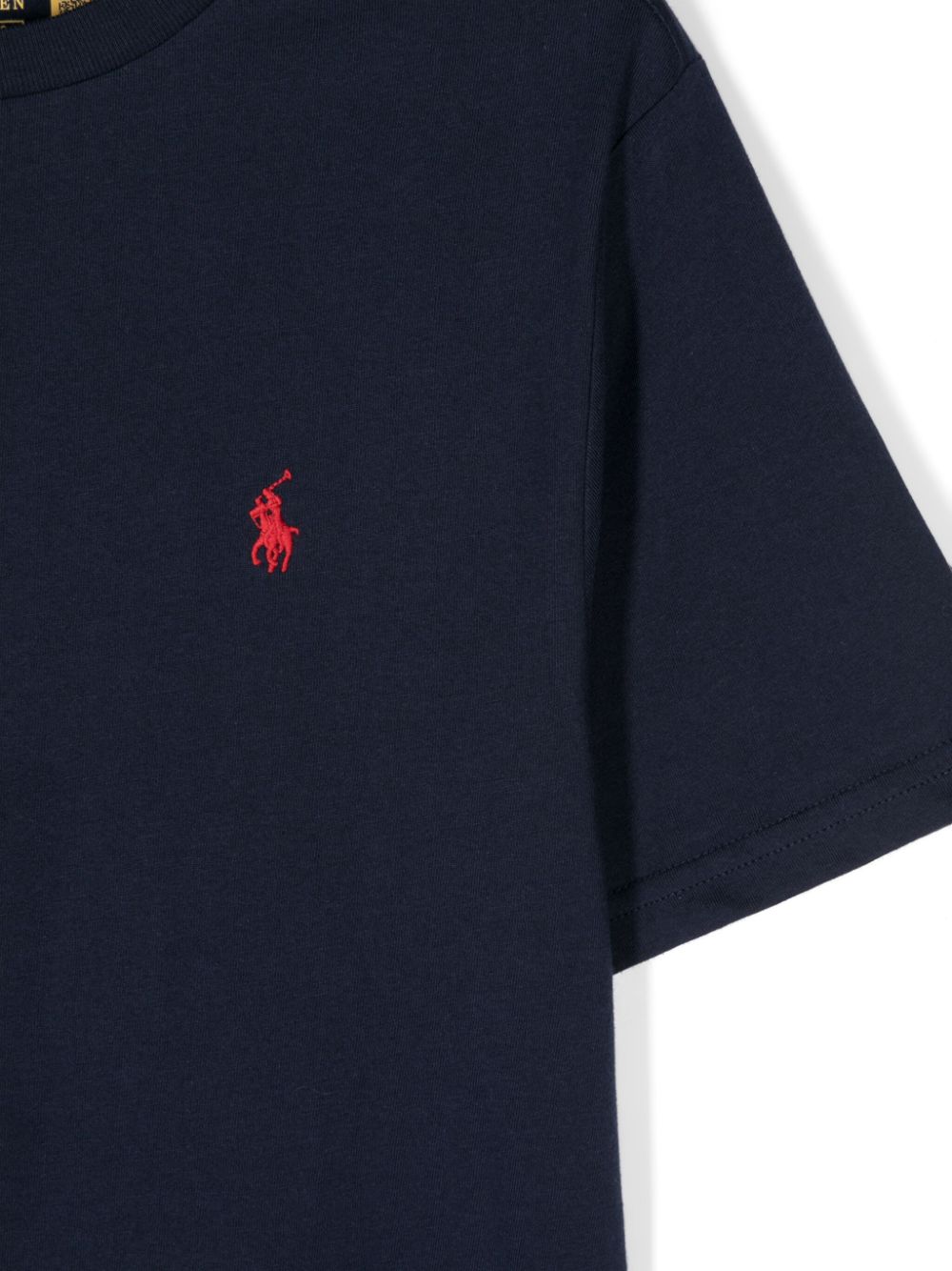 POLO RALPH LAUREN KIDS
T-shirt blu con ricamo Polo Pony