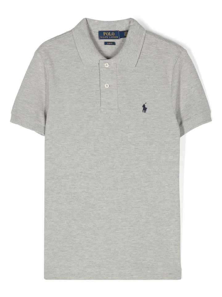 POLO RALPH LAUREN KIDS
Polo grigio con ricamo Polo Pony