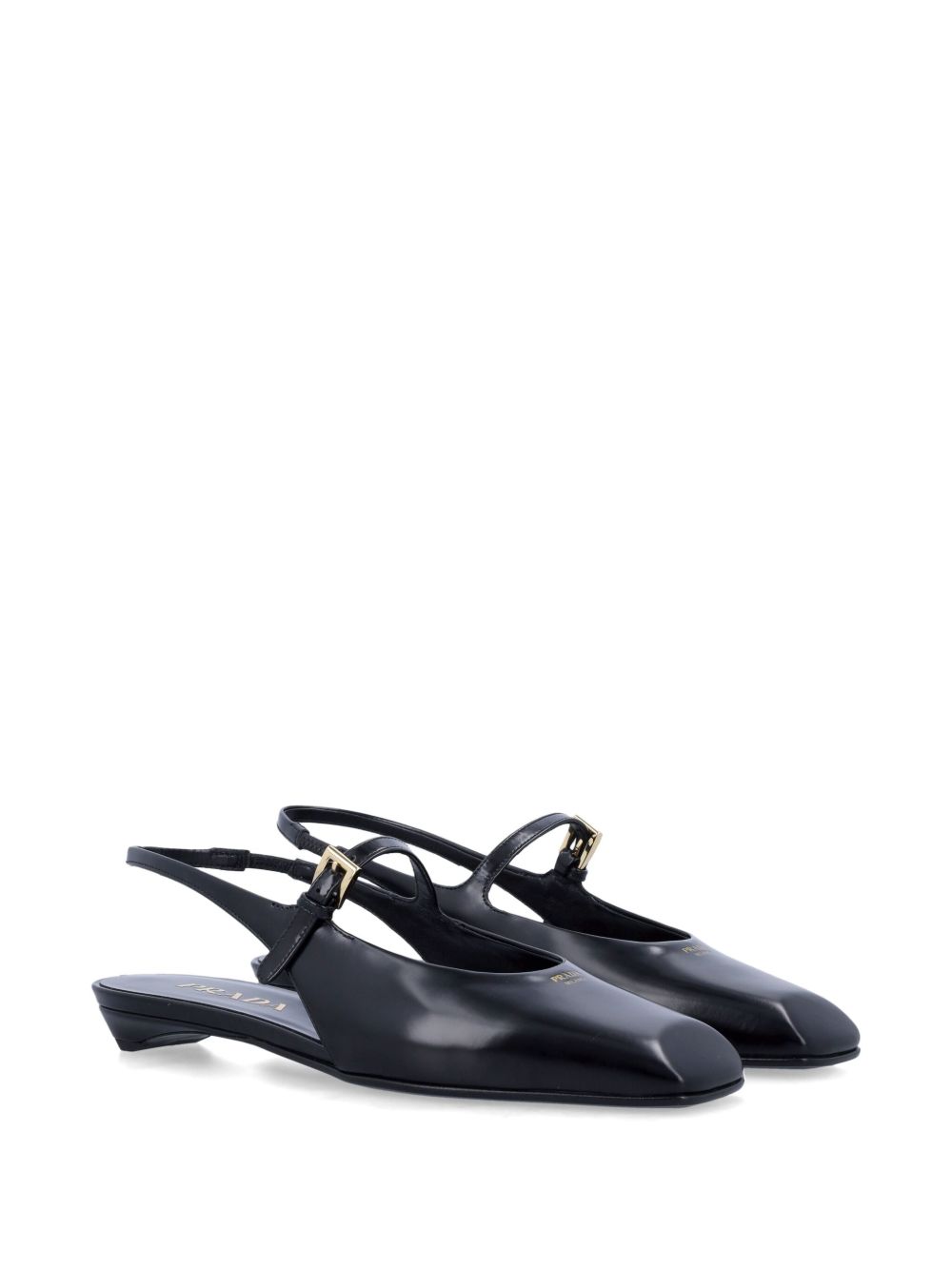Prada
Ballerine in pelle con cinturino posteriore