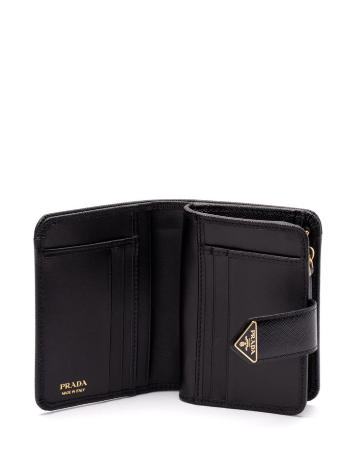 Prada
Portafoglio bi-fold con logo a triangolo