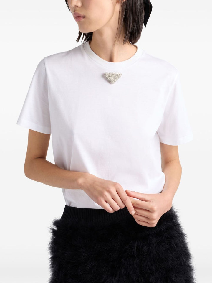 Prada
T-shirt con ricamo