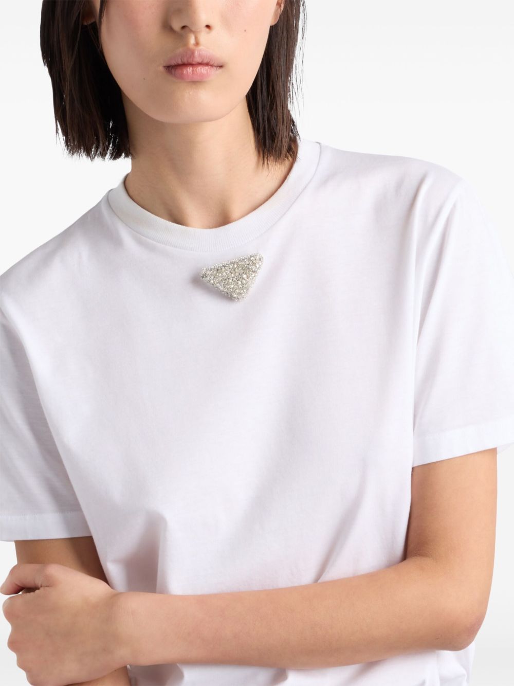 Prada
T-shirt con ricamo