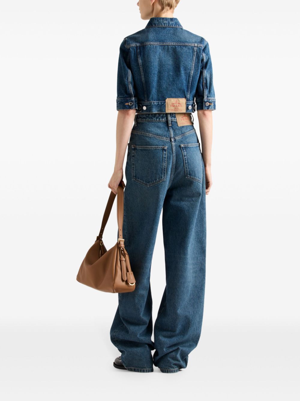 Prada
Giacca crop in denim