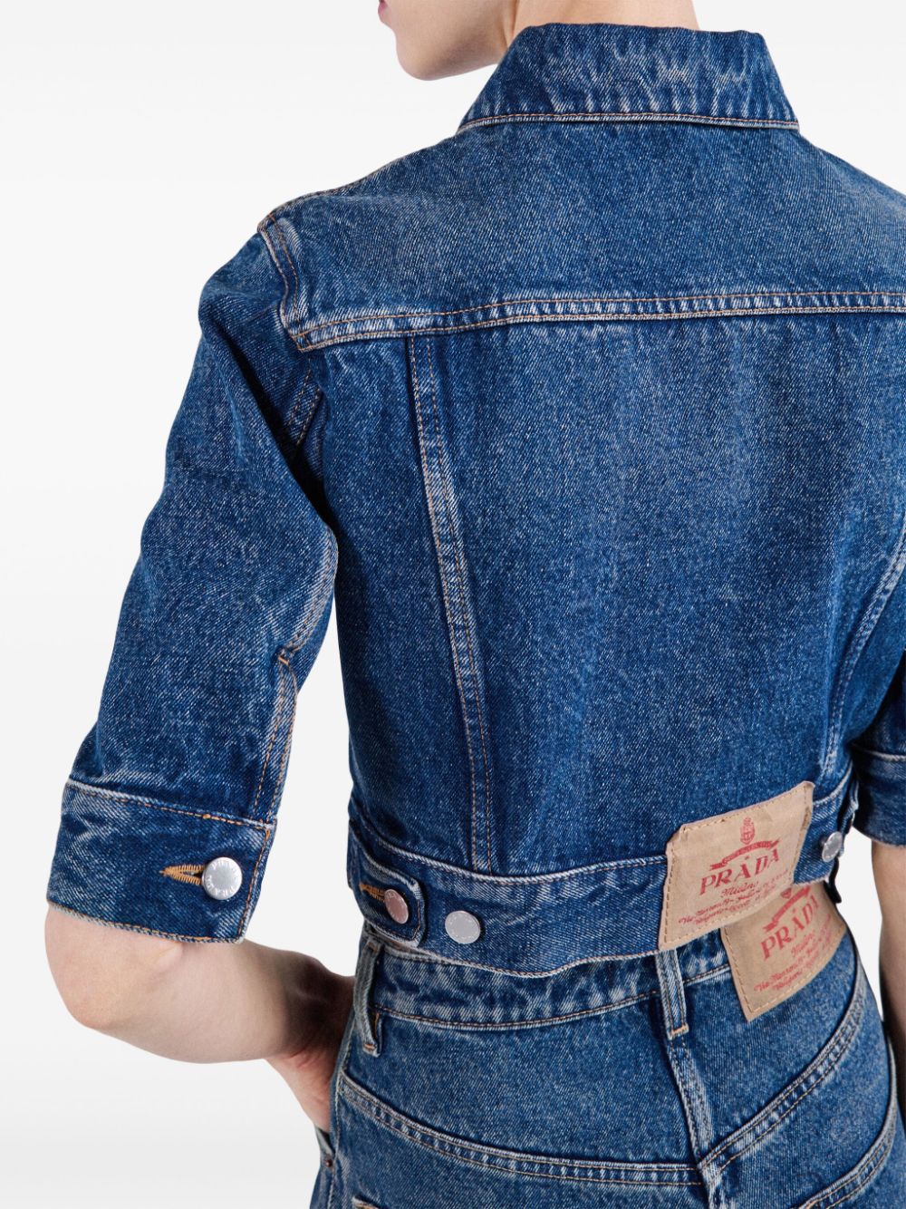 Prada
Giacca crop in denim
