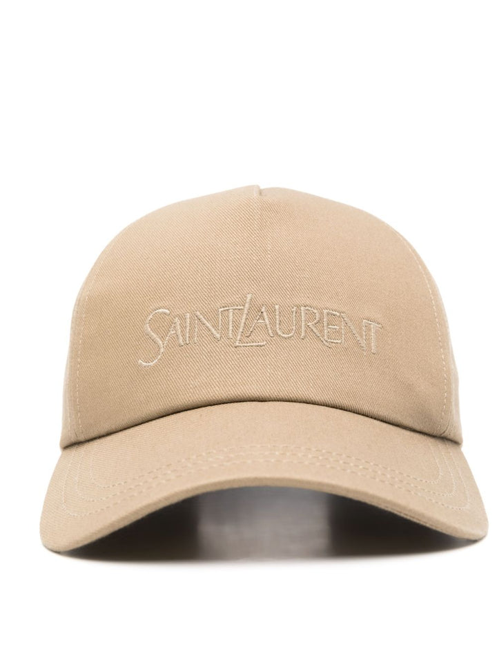 Saint Laurent
Cappello da baseball con logo ricamato