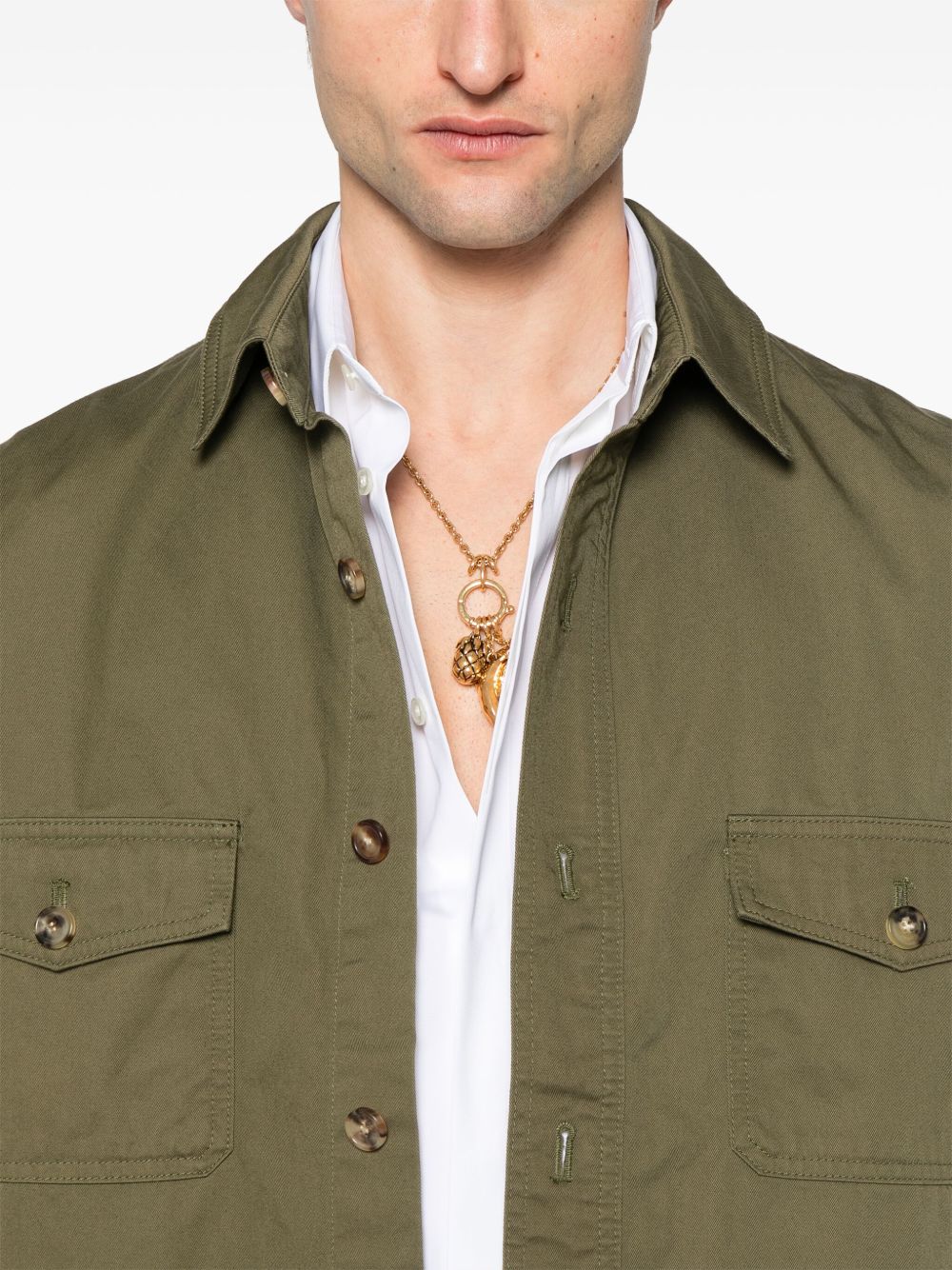 Saint Laurent
Overshirt in cotone