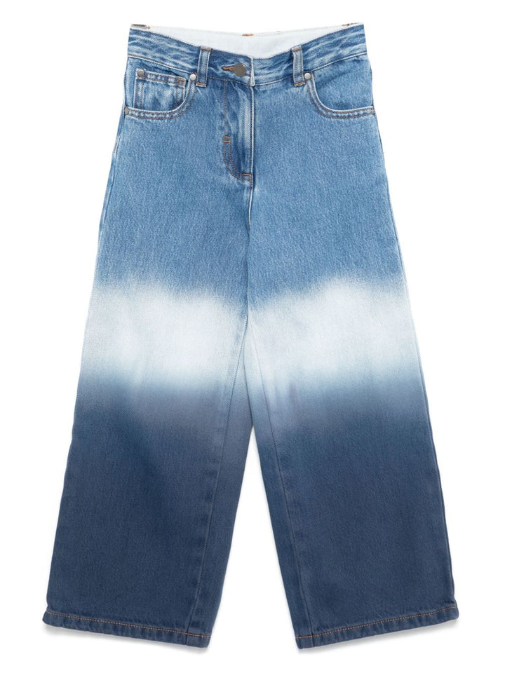 Stella McCartney Kids
Jeans con effetto schiarito