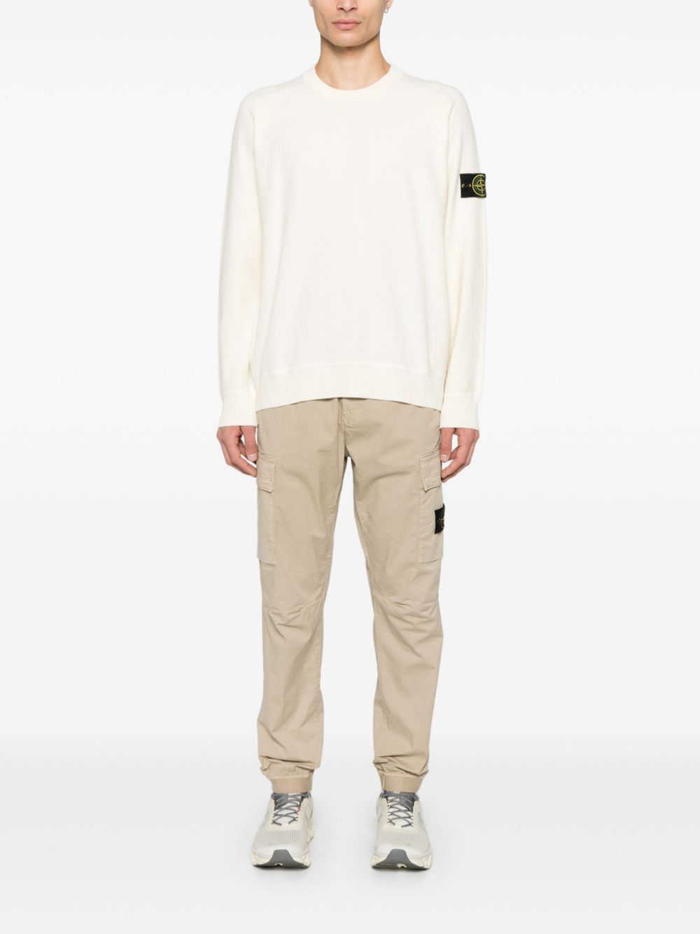 Stone Island
Felpa con applicazione Compass
