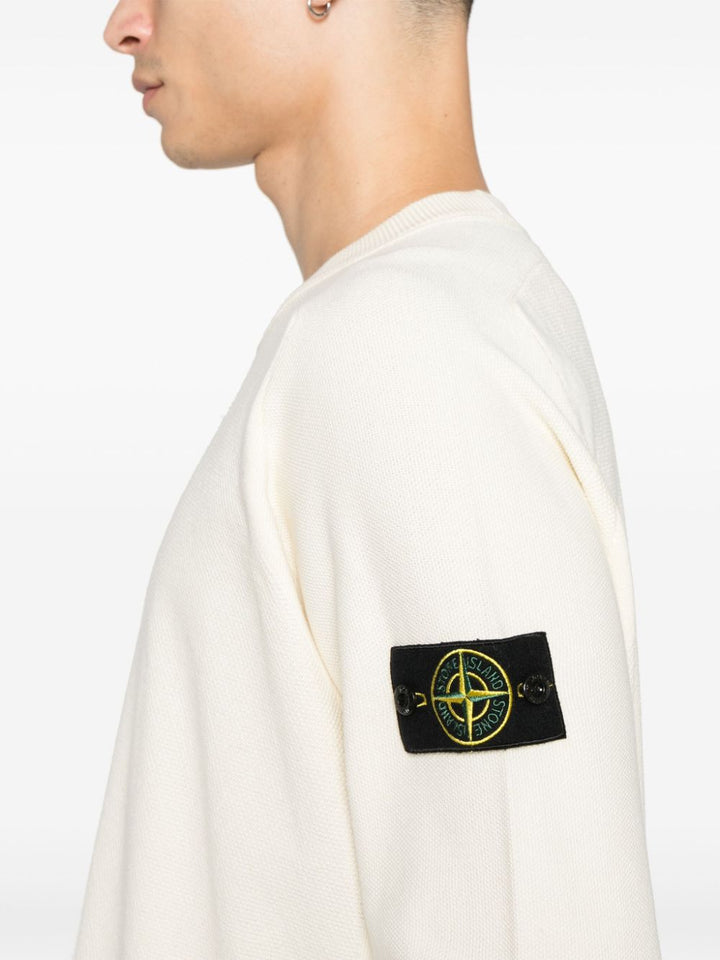 Stone Island
Felpa con applicazione Compass