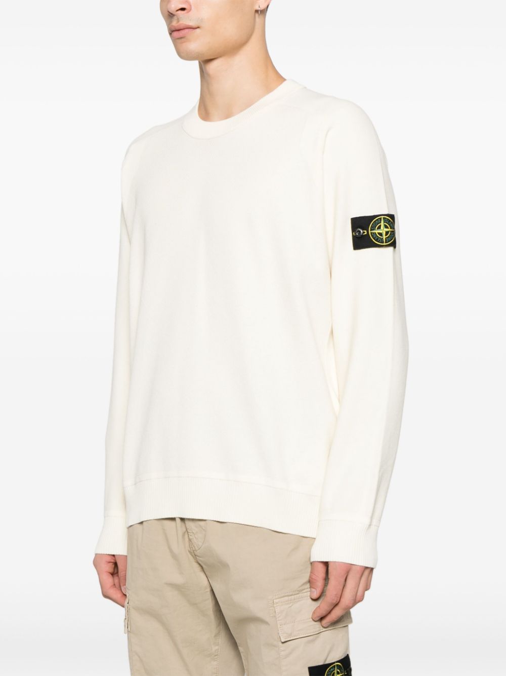 Stone Island
Felpa con applicazione Compass