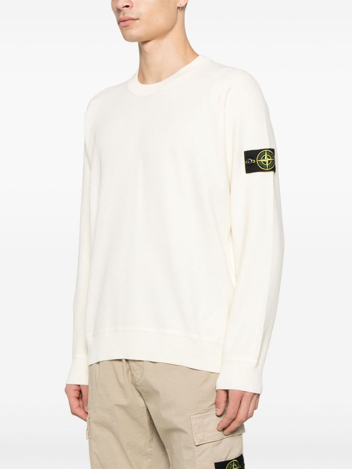 Stone Island
Felpa con applicazione Compass