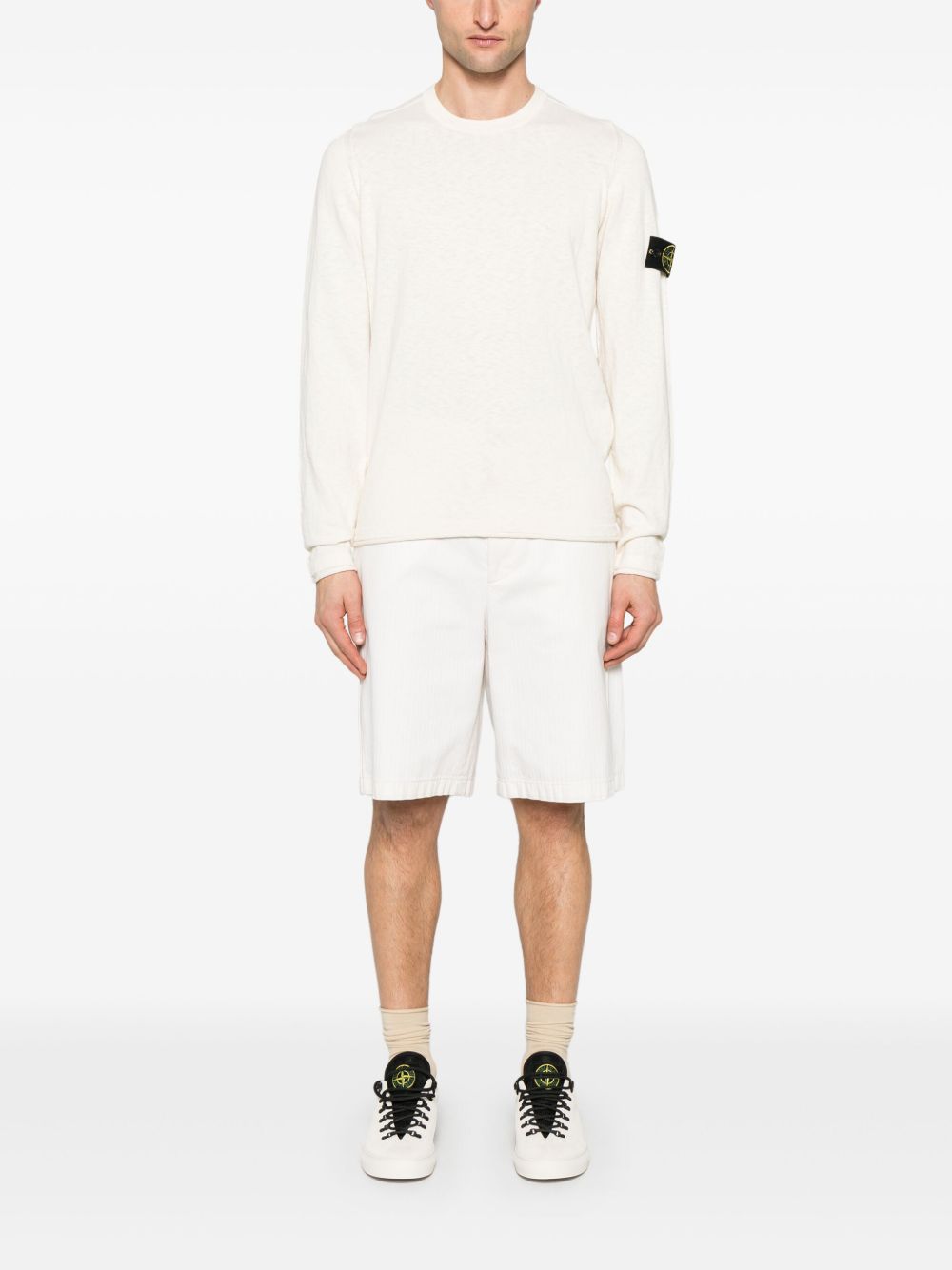 Stone Island
Maglione con applicazione Compass
