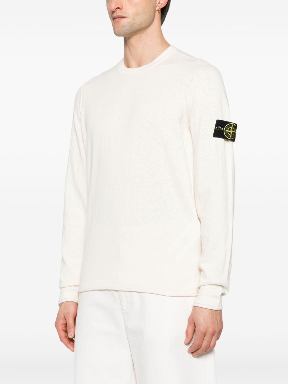 Stone Island
Maglione con applicazione Compass