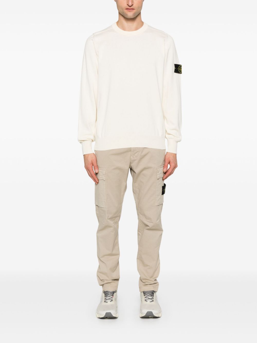 Stone Island
Felpa con applicazione Compass