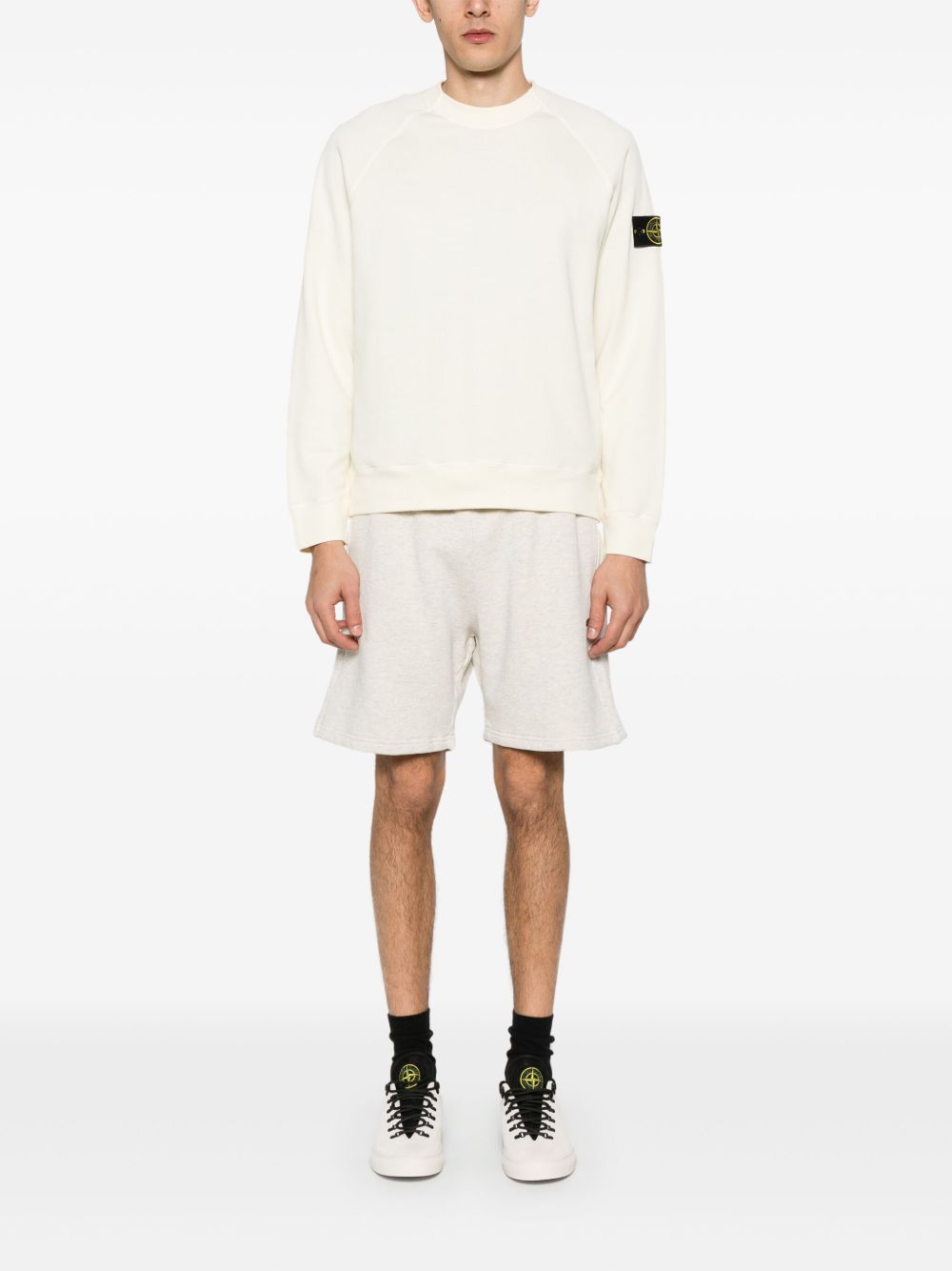 Stone Island
Felpa con applicazione Compass
