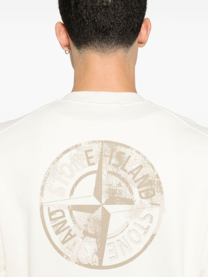 Stone Island
Felpa con motivo Compass