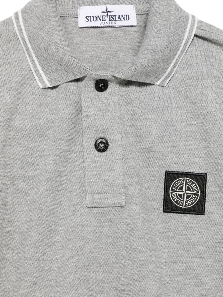 Stone Island Junior
Polo con applicazione Compass
