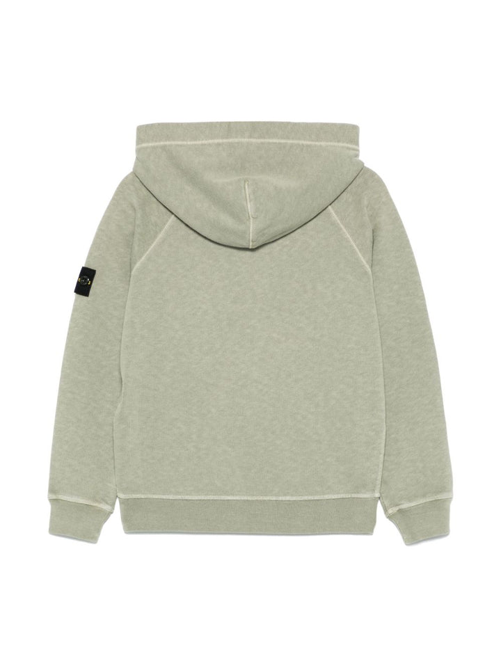 Stone Island Junior
Felpa con cappuccio e applicazione Compass