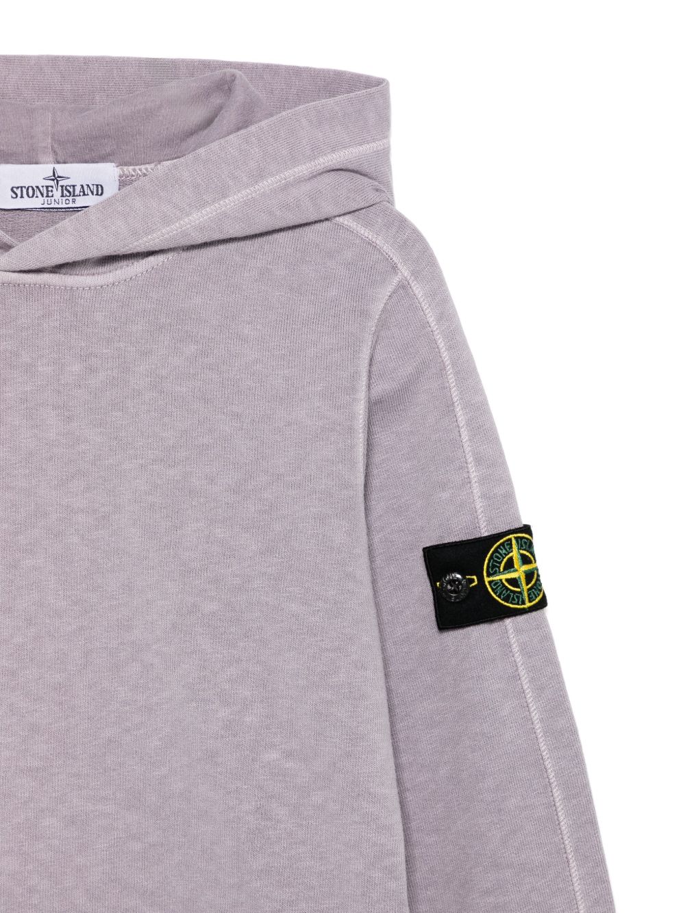 Stone Island Junior
Felpa con cappuccio e applicazione Compass