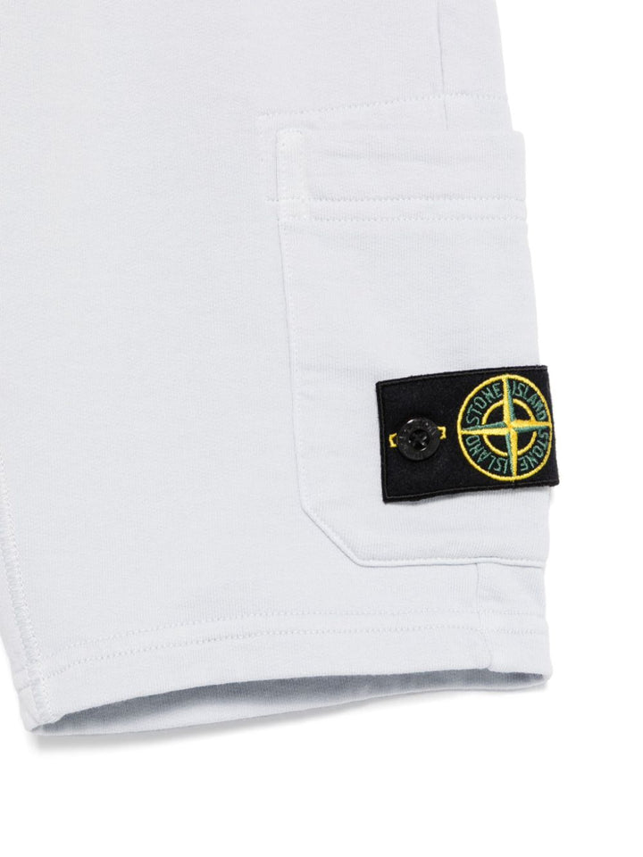 Stone Island Junior
Shorts con applicazione Compass