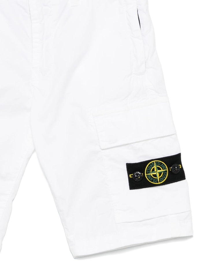 Stone Island Junior
Shorts con applicazione Compass