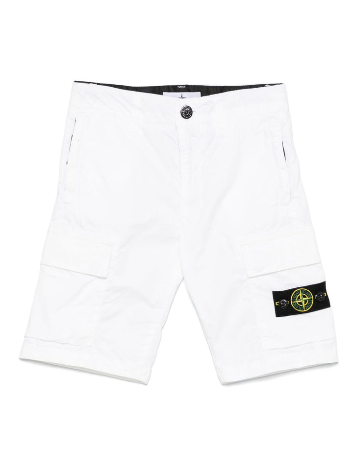 Stone Island Junior
Shorts con applicazione Compass