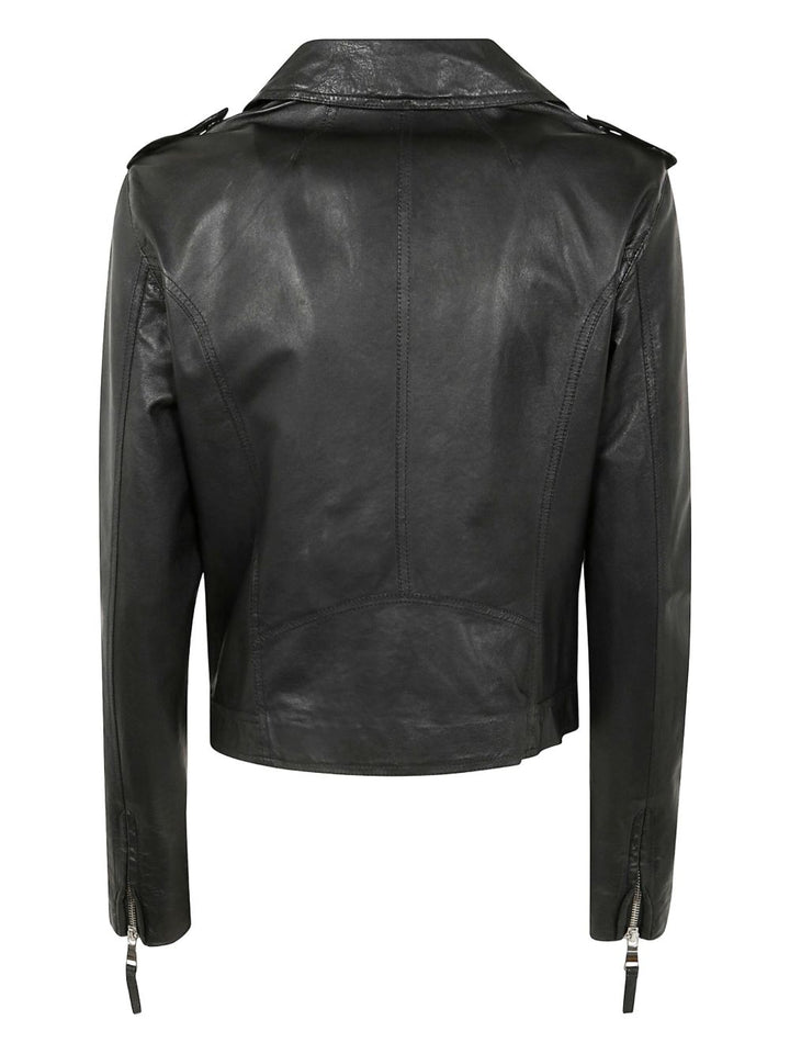 The Jackie Leathers
leather biker jacket