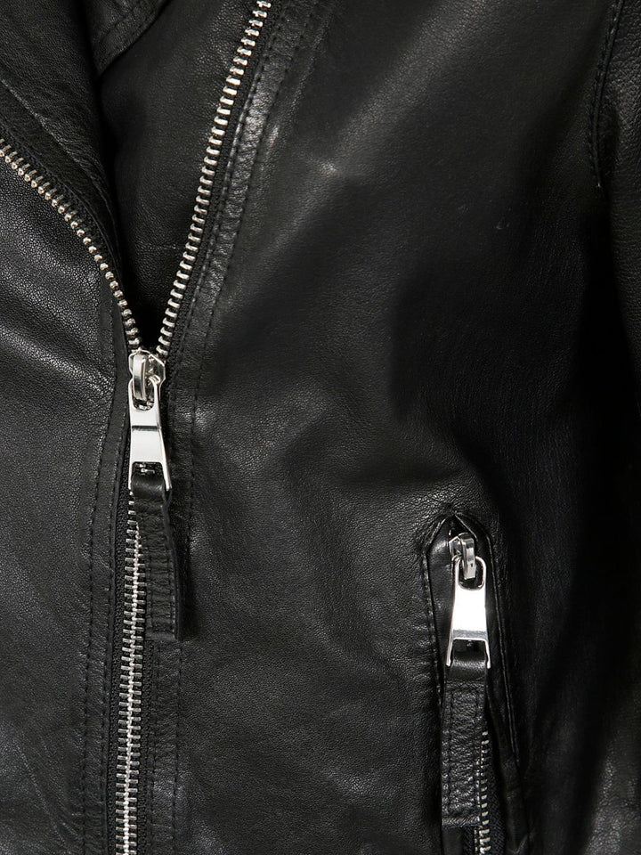 The Jackie Leathers
leather biker jacket