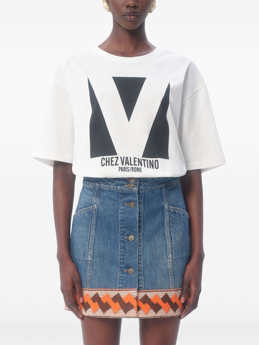 Valentino Garavani
T-shirt con stampa Chez Valentino