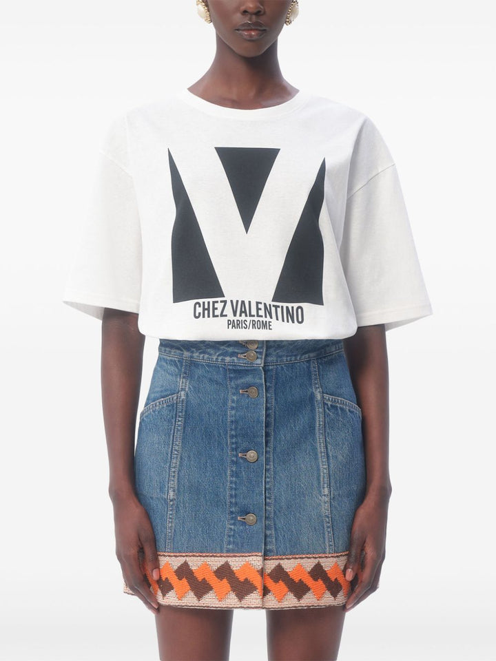 Valentino Garavani
T-shirt con stampa Chez Valentino