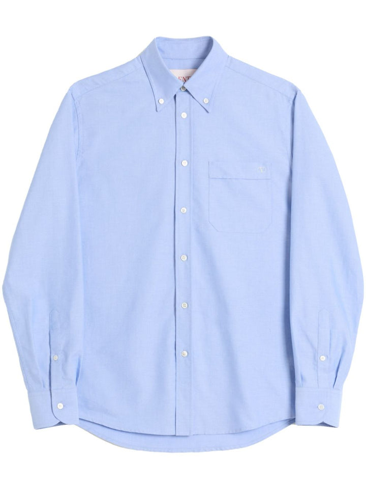Valentino Garavani
Camicia in cotone con ricamo VLogo