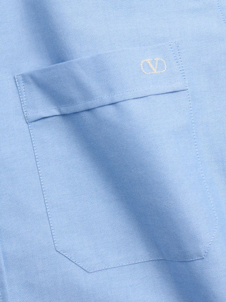 Valentino Garavani
Camicia in cotone con ricamo VLogo
