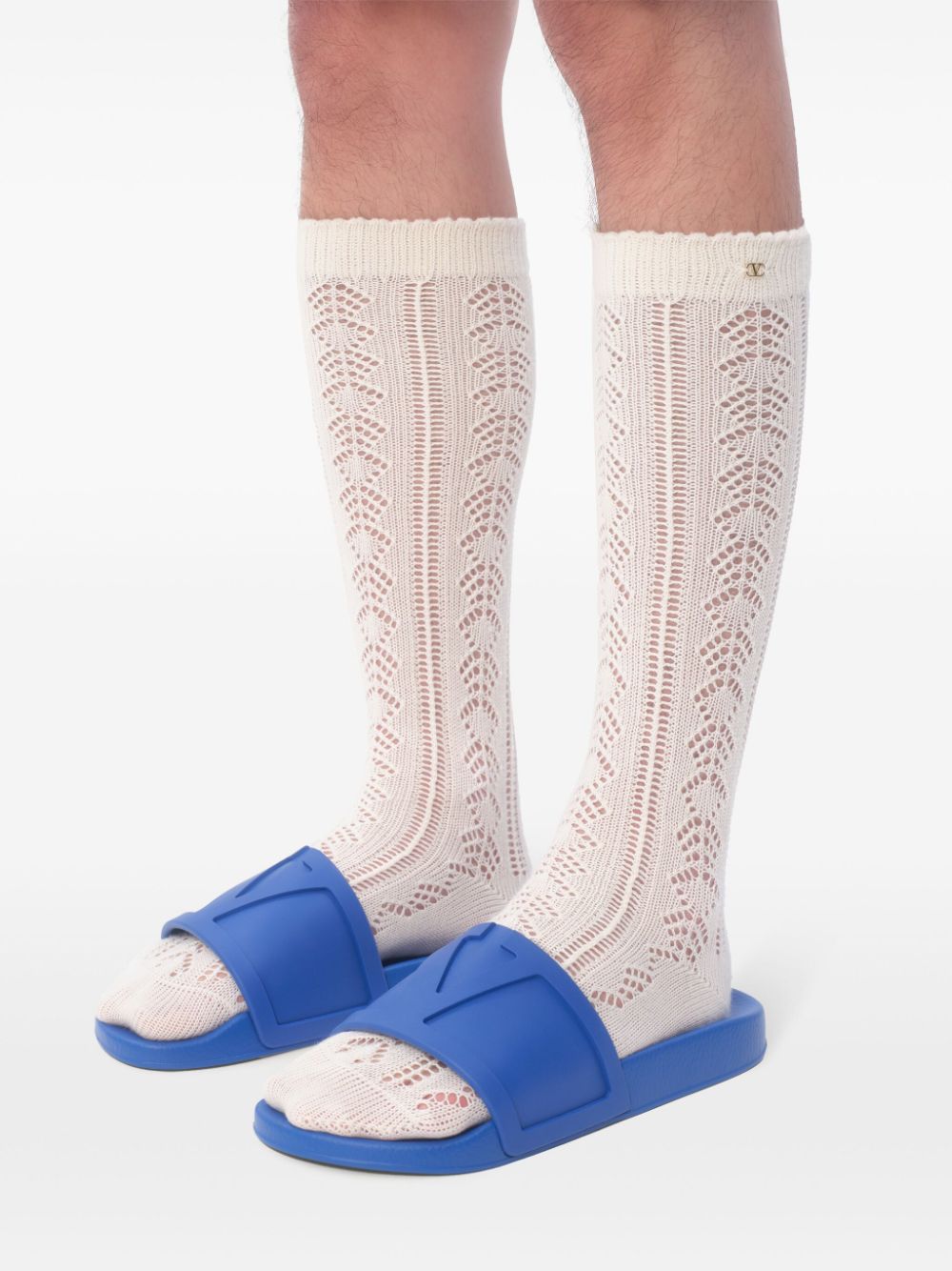 Valentino Garavani
Sandali blu aperto per un look elegante